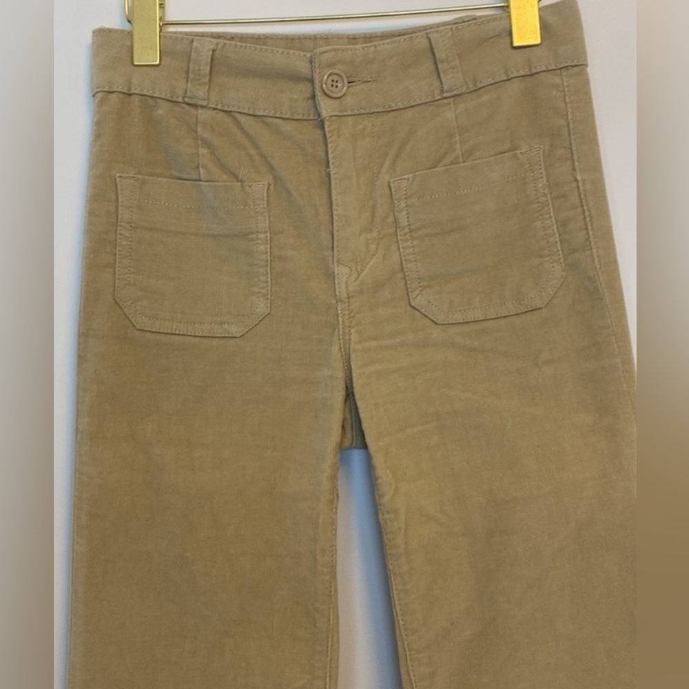 Anthropologie Pilcro Wide Leg Retro Corduroy Neutral - Picture 3 of 12